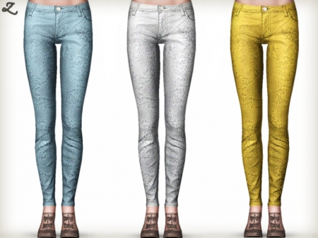 Обтягивающие женские джинсы