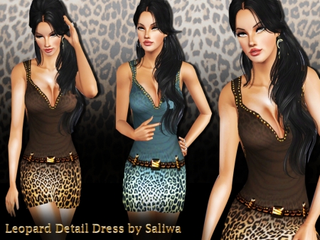 Леопардовое платье от Saliwa