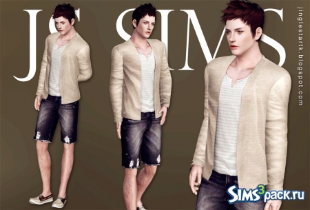 Рубашка с кардиганом и шорты от JS Sims