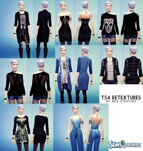 Sims 4 Одежда Женская