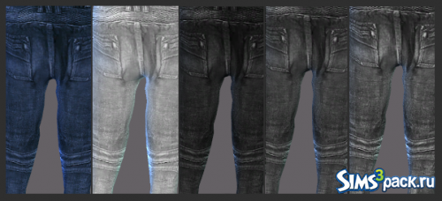 Байкерские джинсы от BLACK