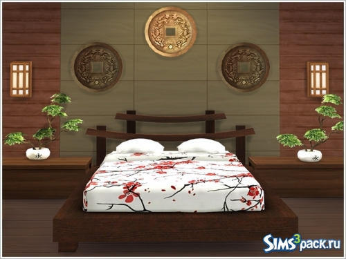 Спальня в азиатском стиле от Severinka