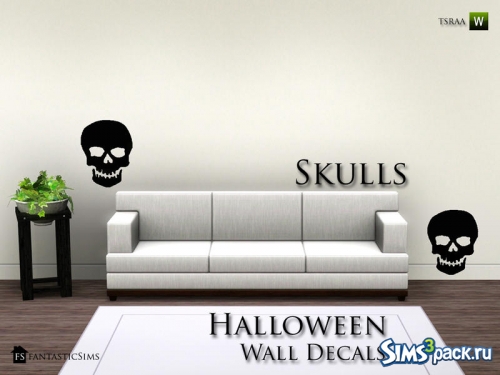 Настенные украшения Halloween Wall Decals от fantasticSims