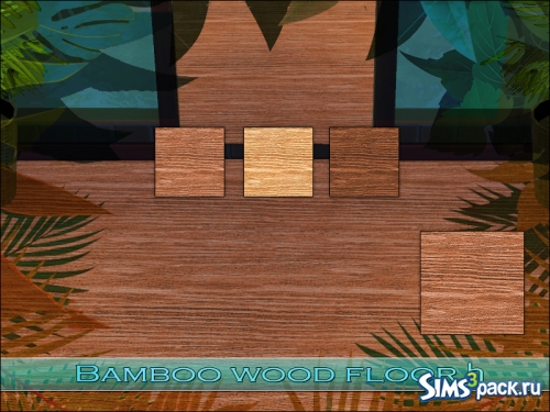 Деревянный пол из бамбука от Playful