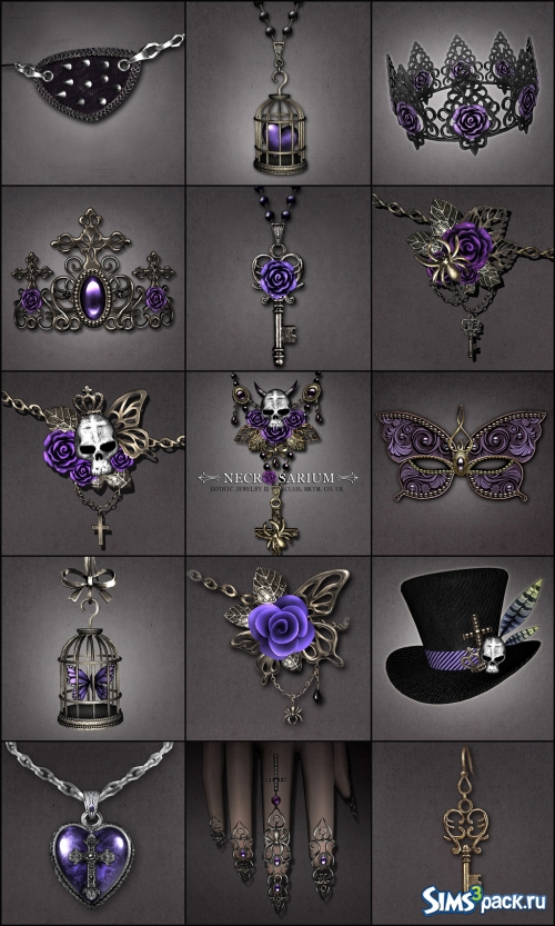 Аксессуары Necrosarium Gothic Jewelry II от S-Club