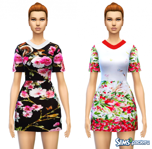 Платье с рукавами от Sim4ny