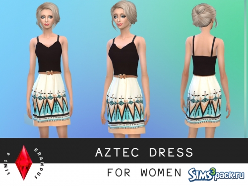 Платье Aztec от Sims4Krampus