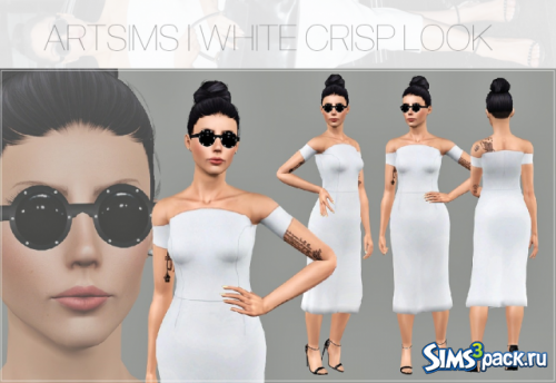 Платье White Crisp NYC Look от Artsims