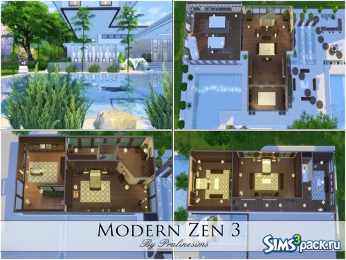 Дом Modern Zen 3 от Pralinesims