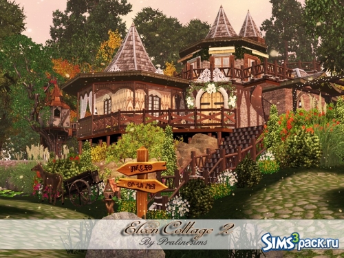 Дом Elven Cottage 2 от Pralinesims