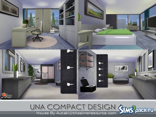 Дом Una Compact Design 4 от autaki