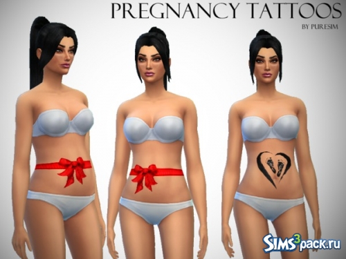 Татуировки "pregnant" от Puresim