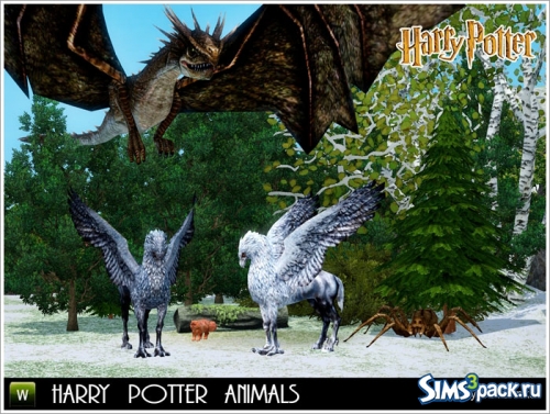 Декор Harry Potter animals от Severinka