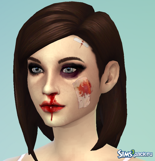 Кровавый макияж v2 от JingleRiotSims