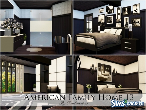 Дом American Family Home 13 от Pralinesims