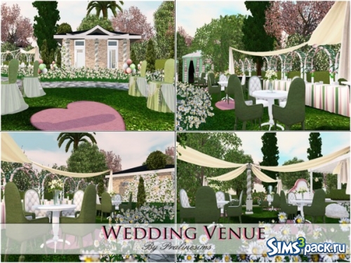 Участок для свадьбы "Wedding Venue" от Pralinesims