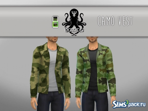 Мужской пиджак "Camo vest" от Bazlou