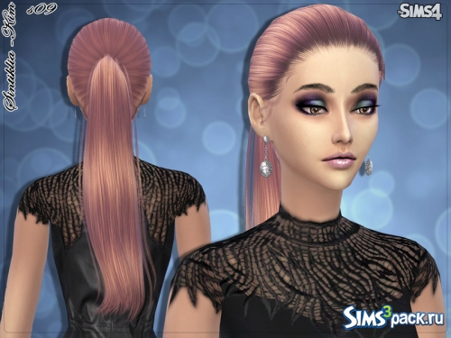 Женская причёска №09 Kim от SintikliaSims