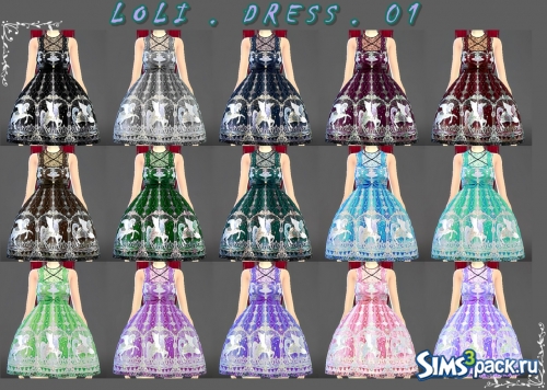 Платье Lolita 0.1 от DecayClownSims