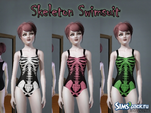 Купальник &quot;Skeleton Swimsuit&quot; от Lavoieri