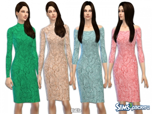 Сет женских платьев "Lace Pencil Dress Set -Set 01" от BluElla