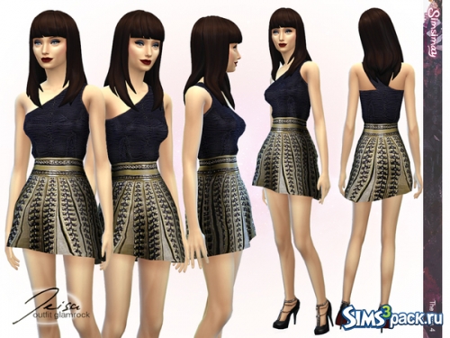 Платье Jeisa Glamrock Outfit от Simsimay