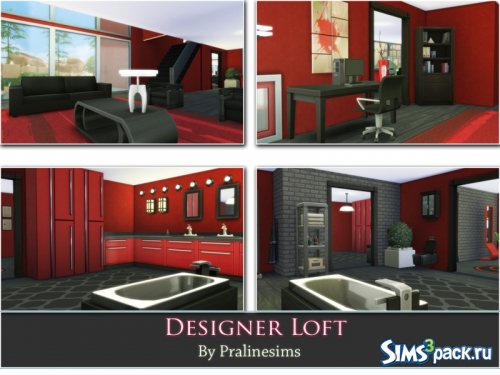 Дом Designer Loft 2 от Pralinesims