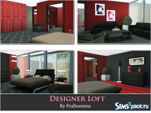 Дом Designer Loft 2 от Pralinesims