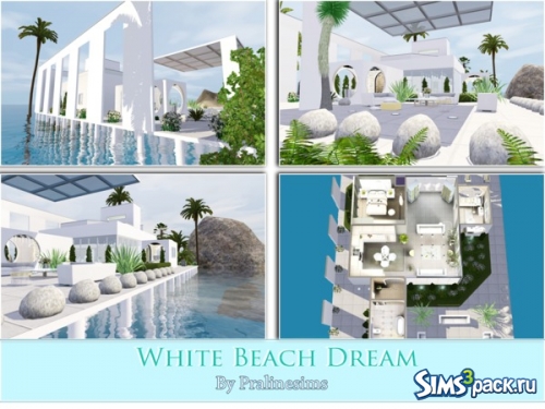 Дом &quot;White Beach Dream&quot; от Pralinesims