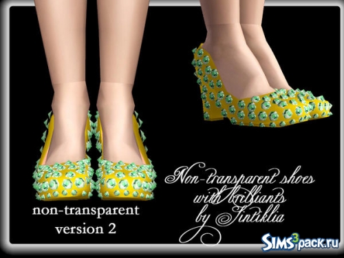 Женские туфли &quot;Transparent shoes with brilliants&quot; от SintikliaSims