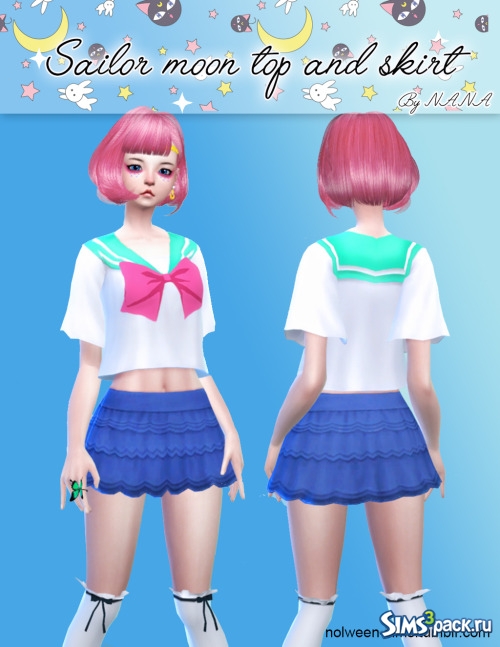 Топ и юбка Sailor moon от Nana