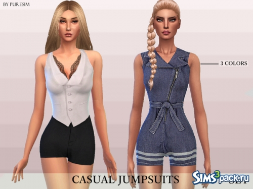 Джинсовый костюм Casual Jumpsuits Set от Puresim