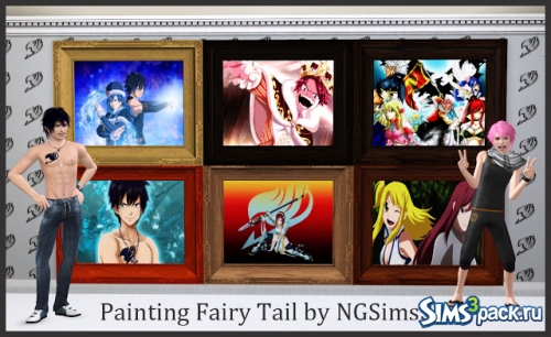 Картины Fairy Tail от NG Sims 3