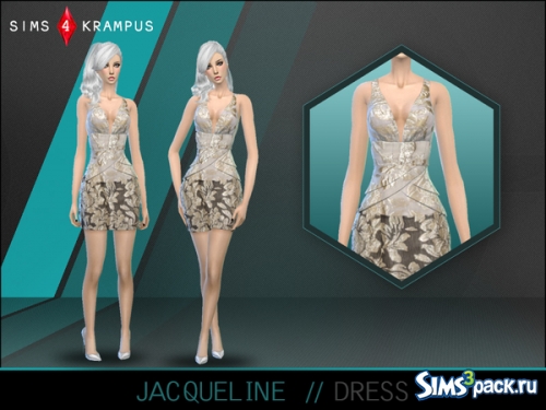 Платье "Jacqueline" от SIms4Krampus