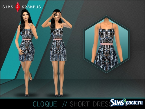 Платье Cloque от Sims4Krampus