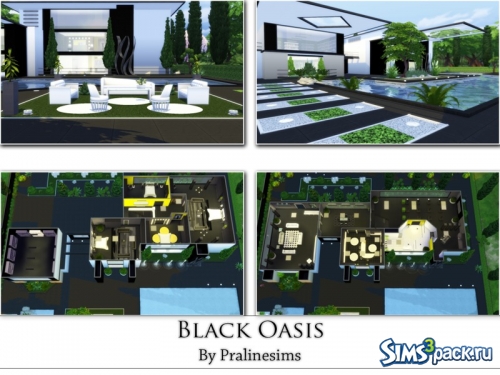 Дом Black Oasis от Pralinesims
