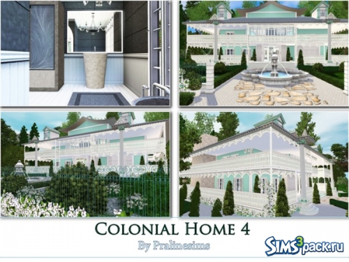 Дом &quot;Colonial Home 4&quot; от Pralinesims