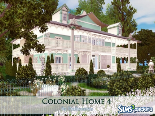 Дом &quot;Colonial Home 4&quot; от Pralinesims