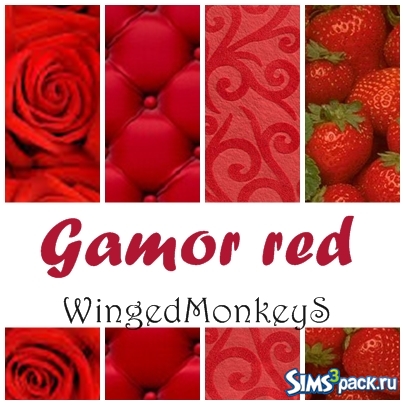 Текстуры "Glamor Red" от WingedMonkeyS
