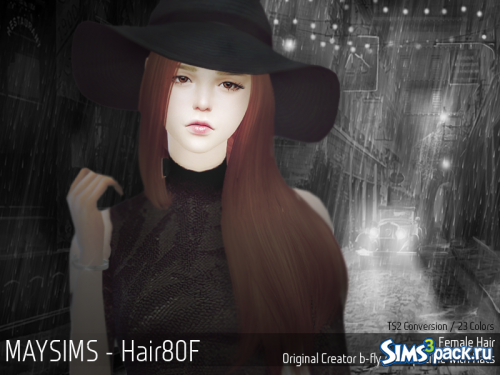 Женская прическа_Hair80F(TS2 Conversion) от May Sims