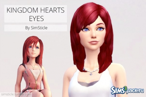 Линзы "kingdom hearts eyes" от Simsticle