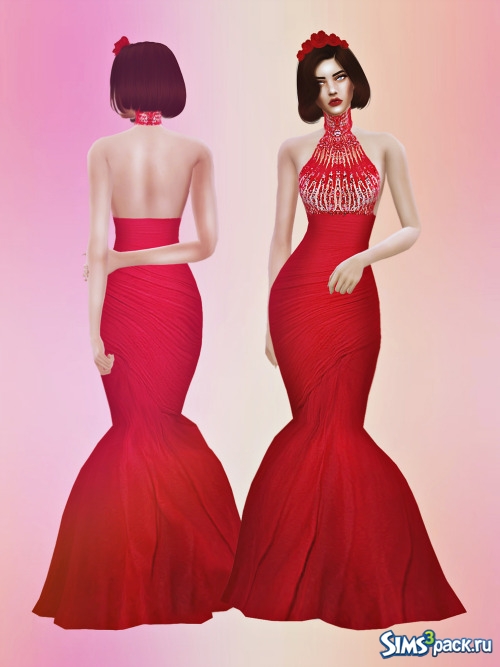Женское платье &quot;FRS ZM Crimson Gown&quot; от FashionRoyalt