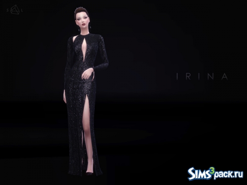 Платье Cutout Sequined Gown IRINA от Starlord