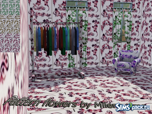 Текстуры Pattern flowers от Milena sims