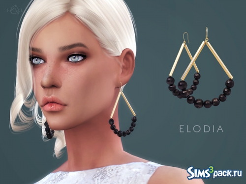 Серьги Gold-plated horn earrings ELODIA от starlord