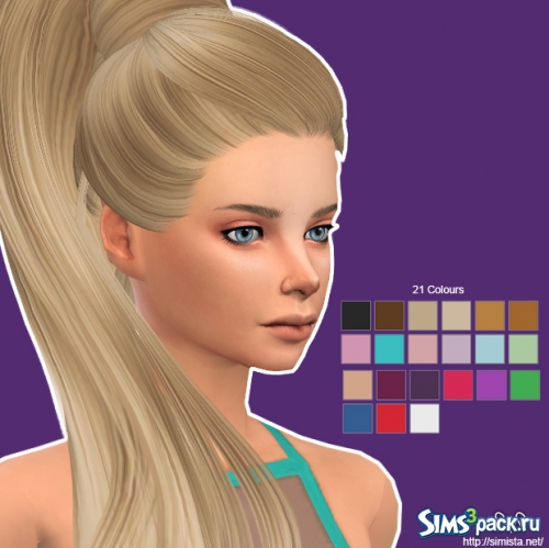 Прическа Skysims 268 Jem Hair Retexture от Simista