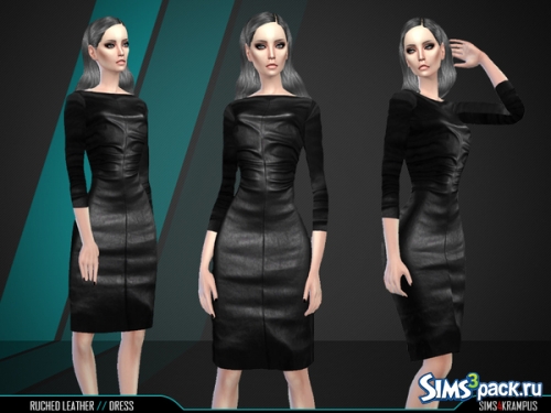 Кожаное платье от Sims4Krampus
