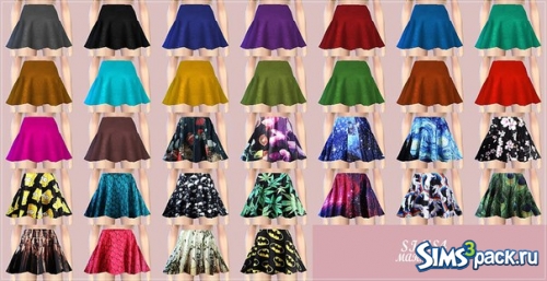 Юбка hot flared mini skirt от Marigold
