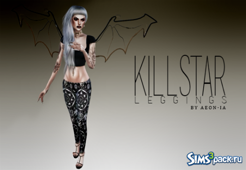 Леггинсы TS4 Killstar Leggings от Lana CC Finds
