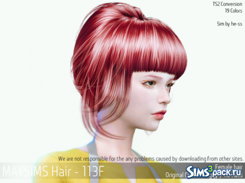 Прическа Hair 113 Female от MaySims